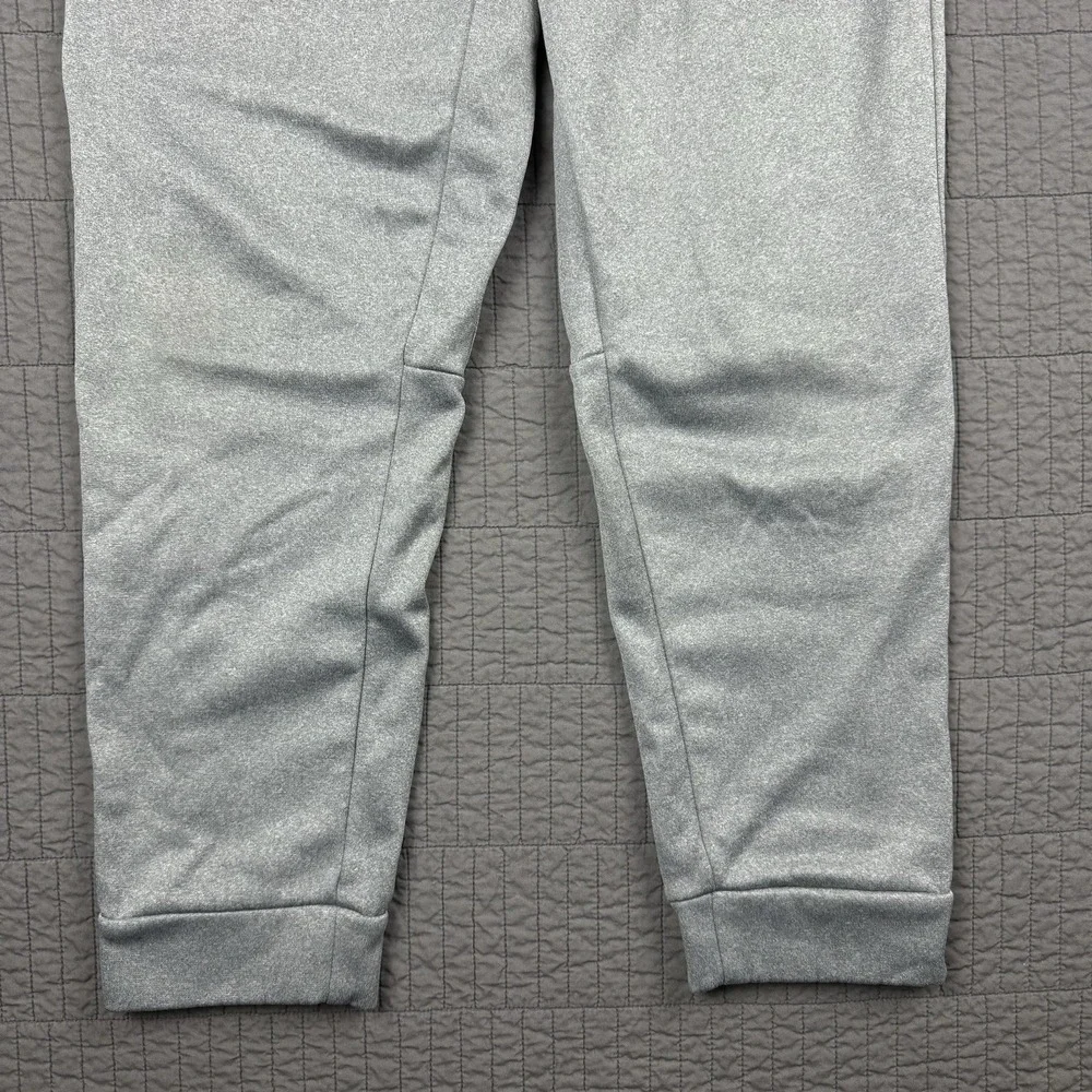 Nike Jogger Sweatpants Men's Large Gray‎ Therma Fit Workout Gym Swoosh Active